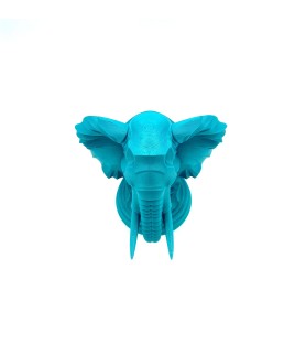 Buste éléphant - Bleu - S