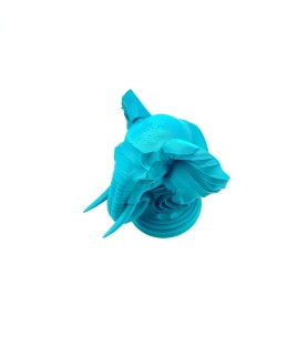 Buste éléphant - Bleu - S