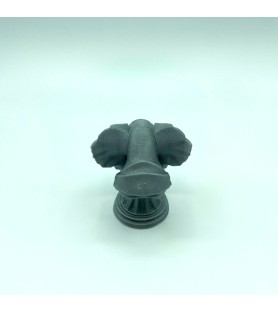 Buste éléphant - Gris - M