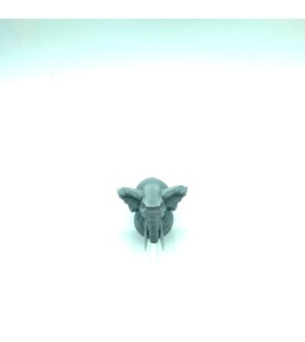 Buste éléphant - Gris - S