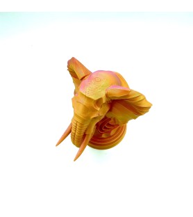 Buste éléphant - Orange rosé - S