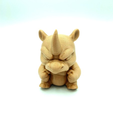 Rhino en colère - Figurine crème 3D - POMM créations