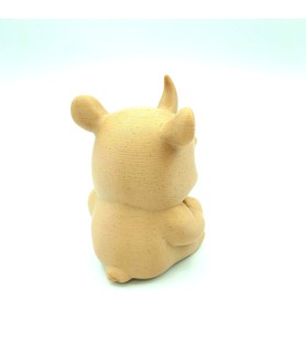 Rhino en colère - Figurine crème 3D - POMM créations