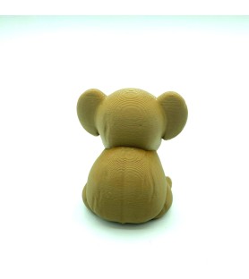 Éléphant en colère - Figurine crème 3D - POMM créations
