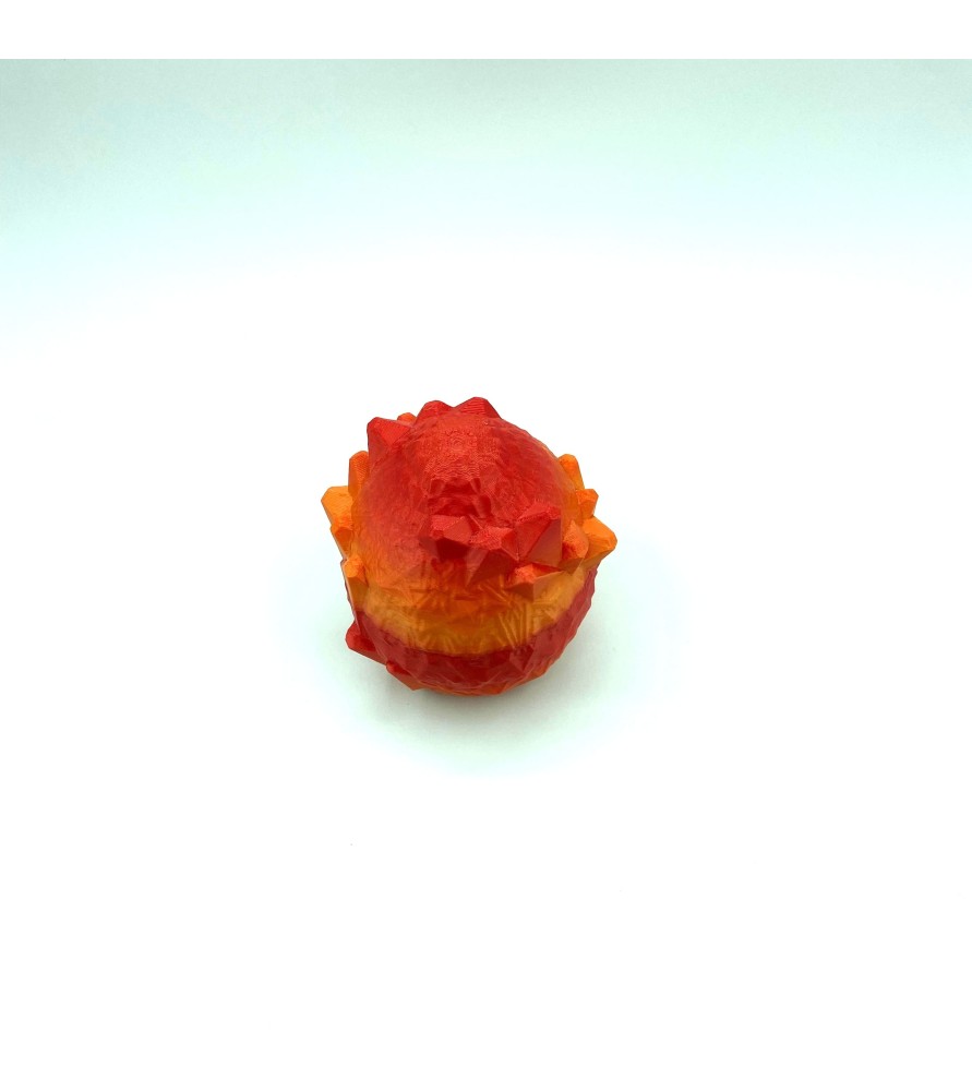 Boîte oeuf Crystal - Rouge orange Boîte oeuf Crystal - Rouge orange