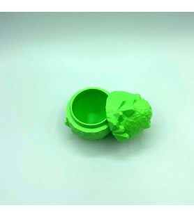 Boîte œuf Crystal - Vert éclatant
