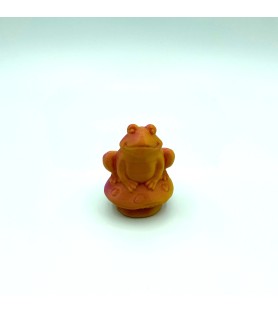 Grenouille champi - Rose et orange