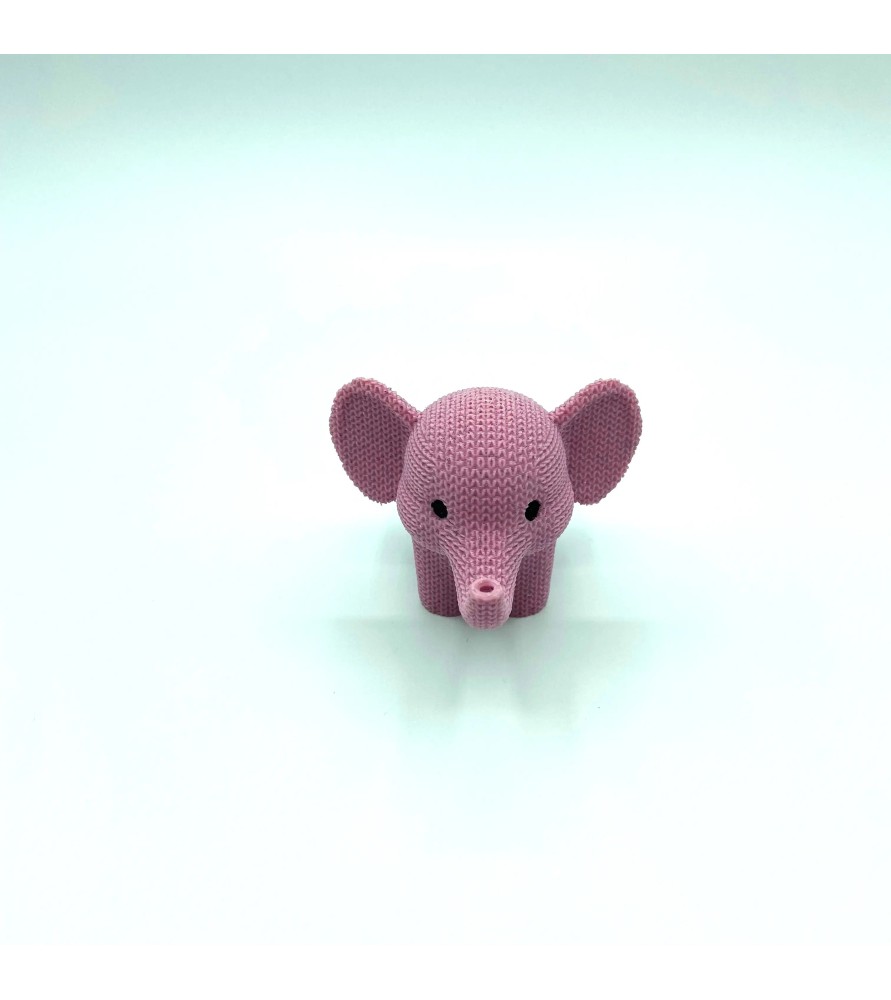 Elephant tricot - Rose - S Elephant tricot - Rose - S