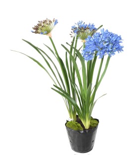 AGAPANTHE En Motte 90 cm - Plante artificielle