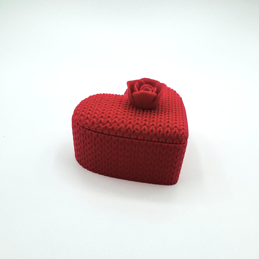 Boîte Cœur Tricot imprimé en 3D | Décoration 3D - POMM Créations