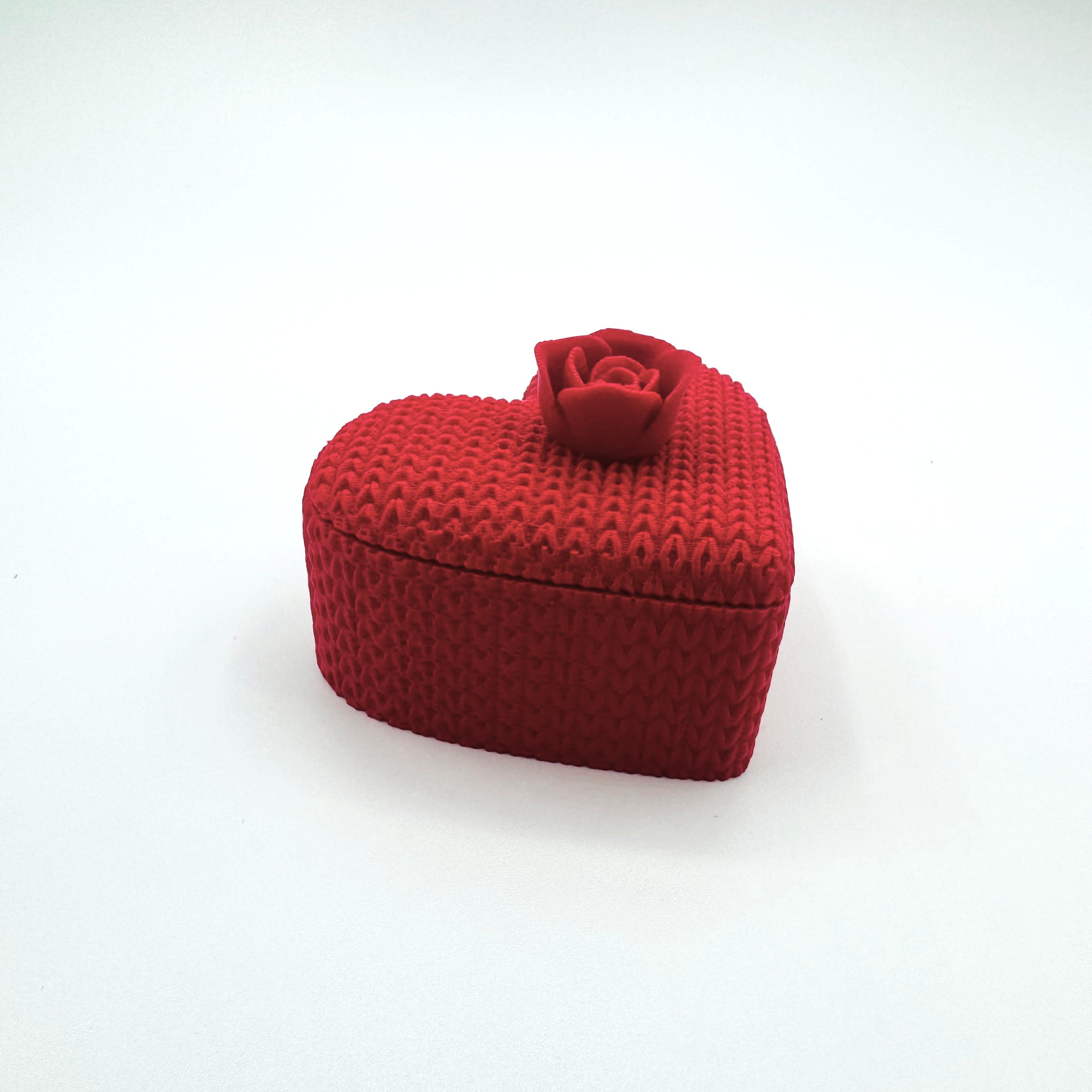 Boîte Cœur Tricot imprimé en 3D | Décoration 3D - POMM Créations