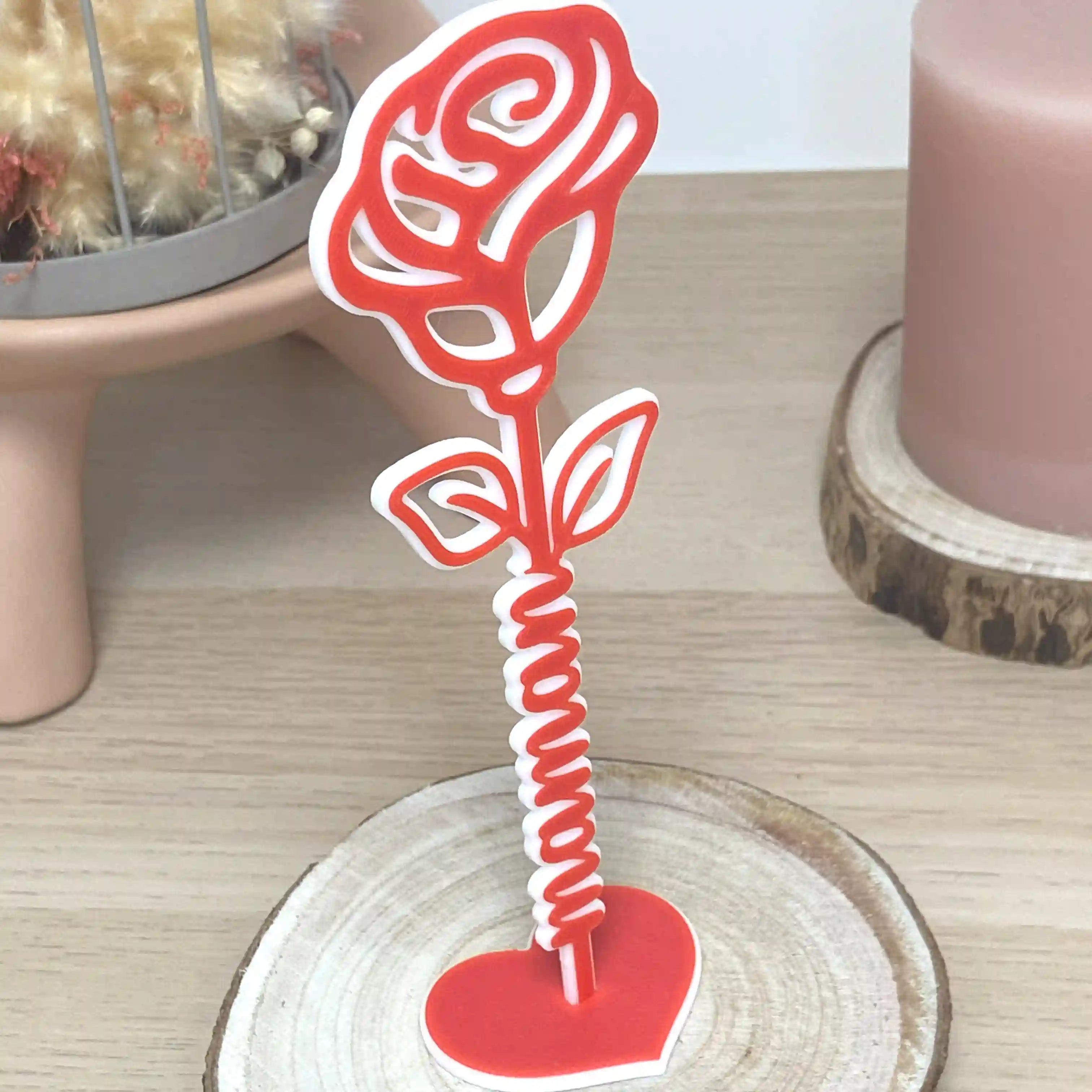 Maman sur une rose