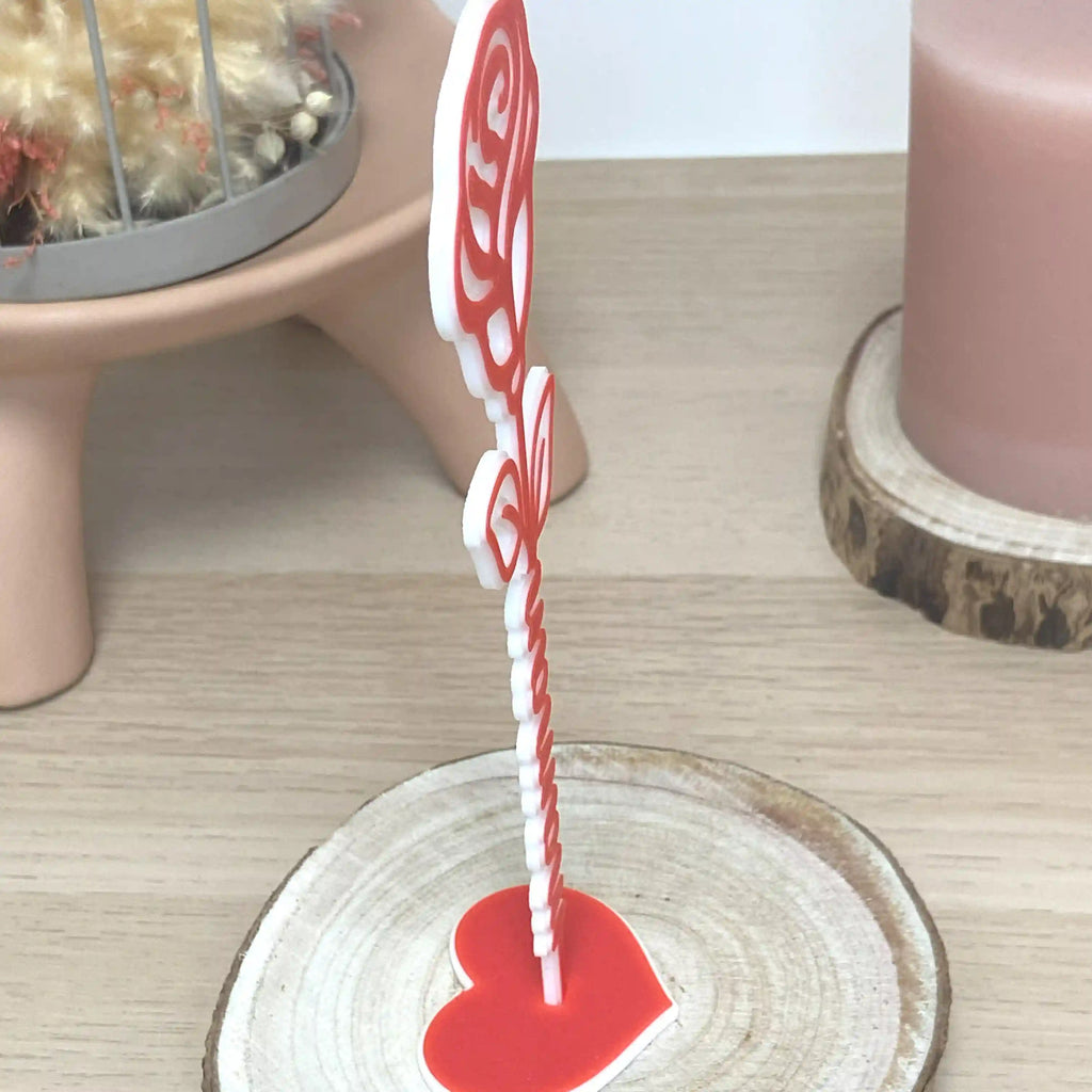Maman sur une rose