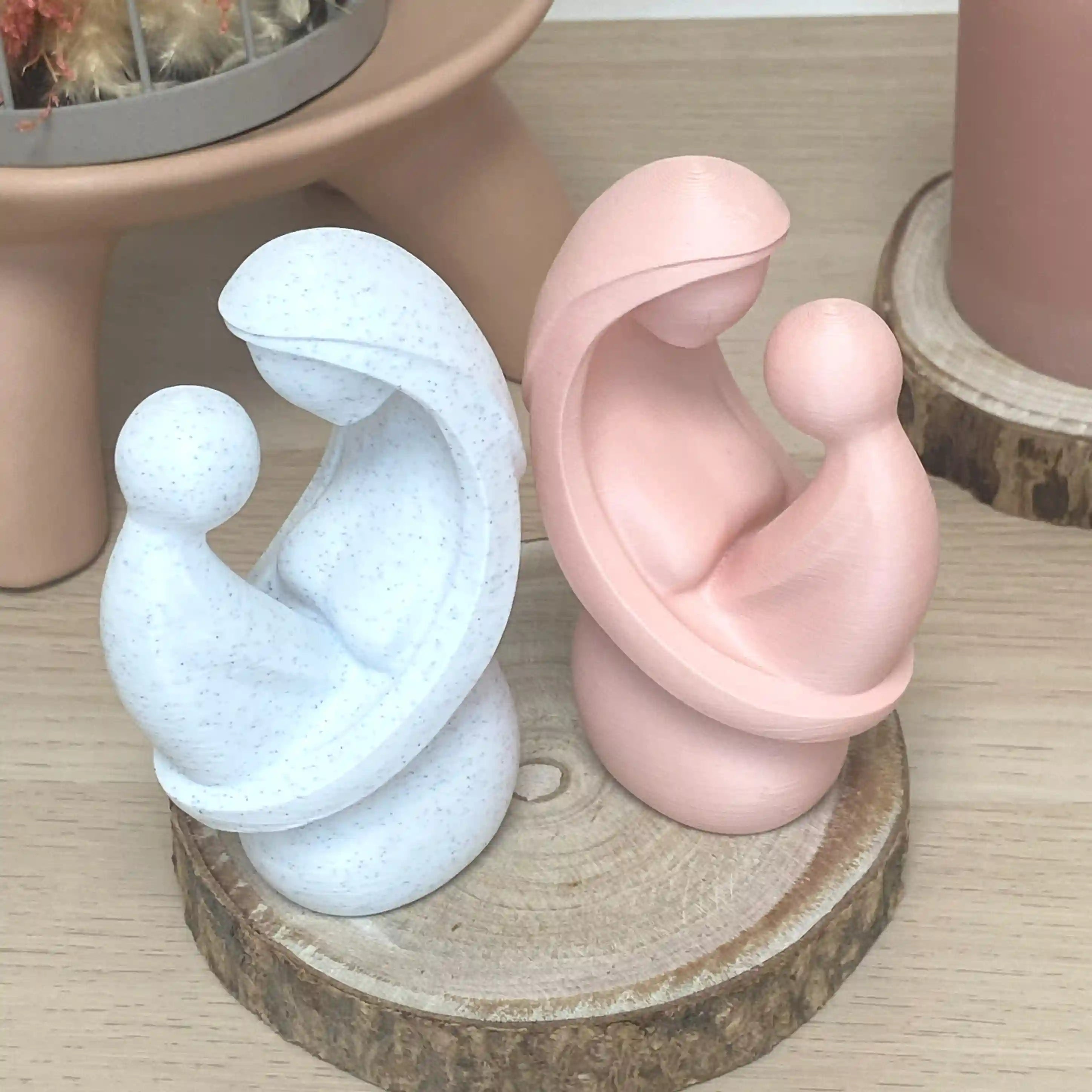 Sculpture mère/enfant