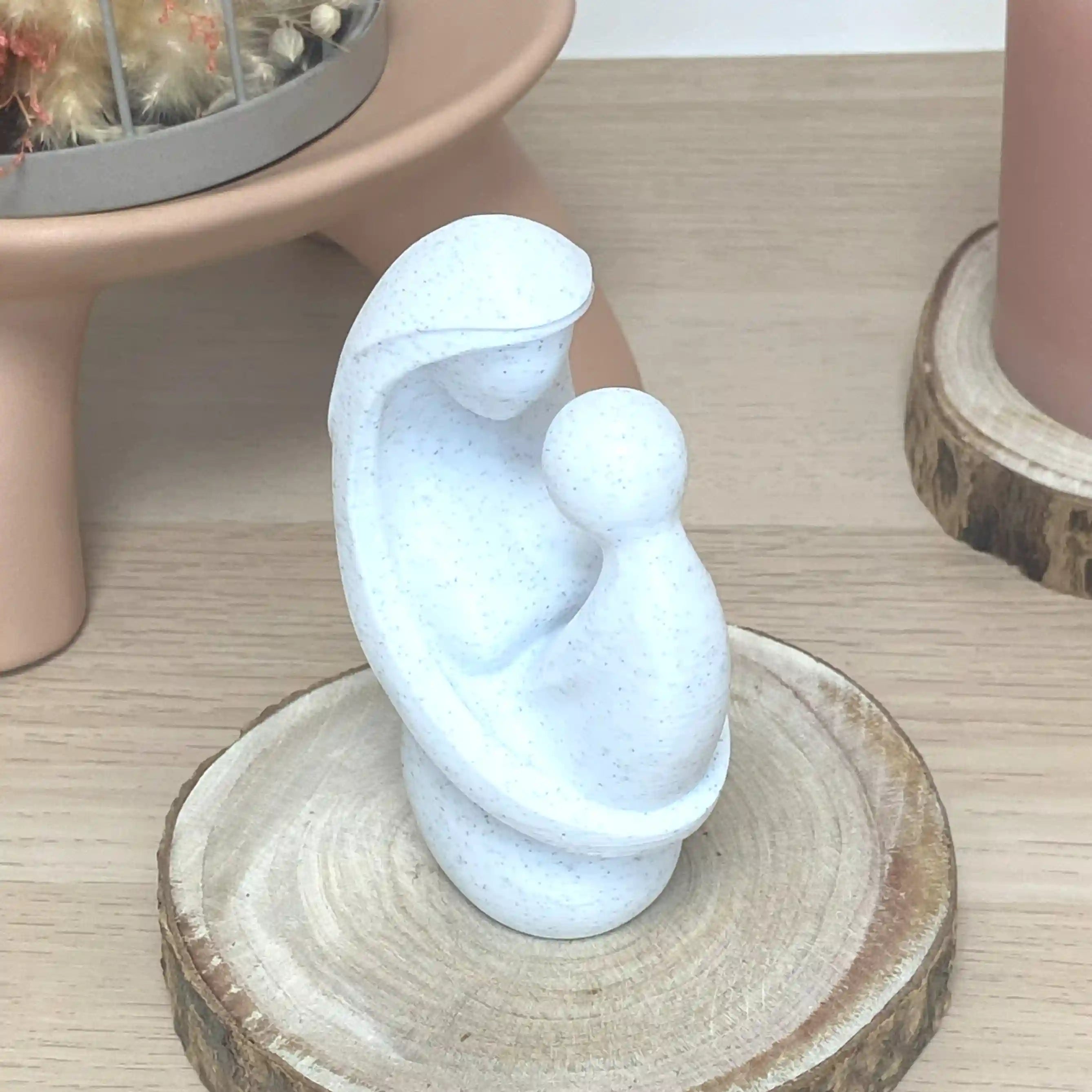 Sculpture mère/enfant