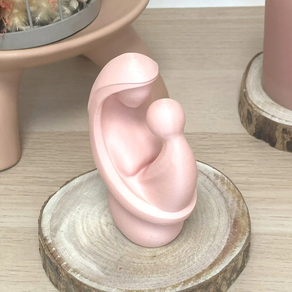 Sculpture mère/enfant