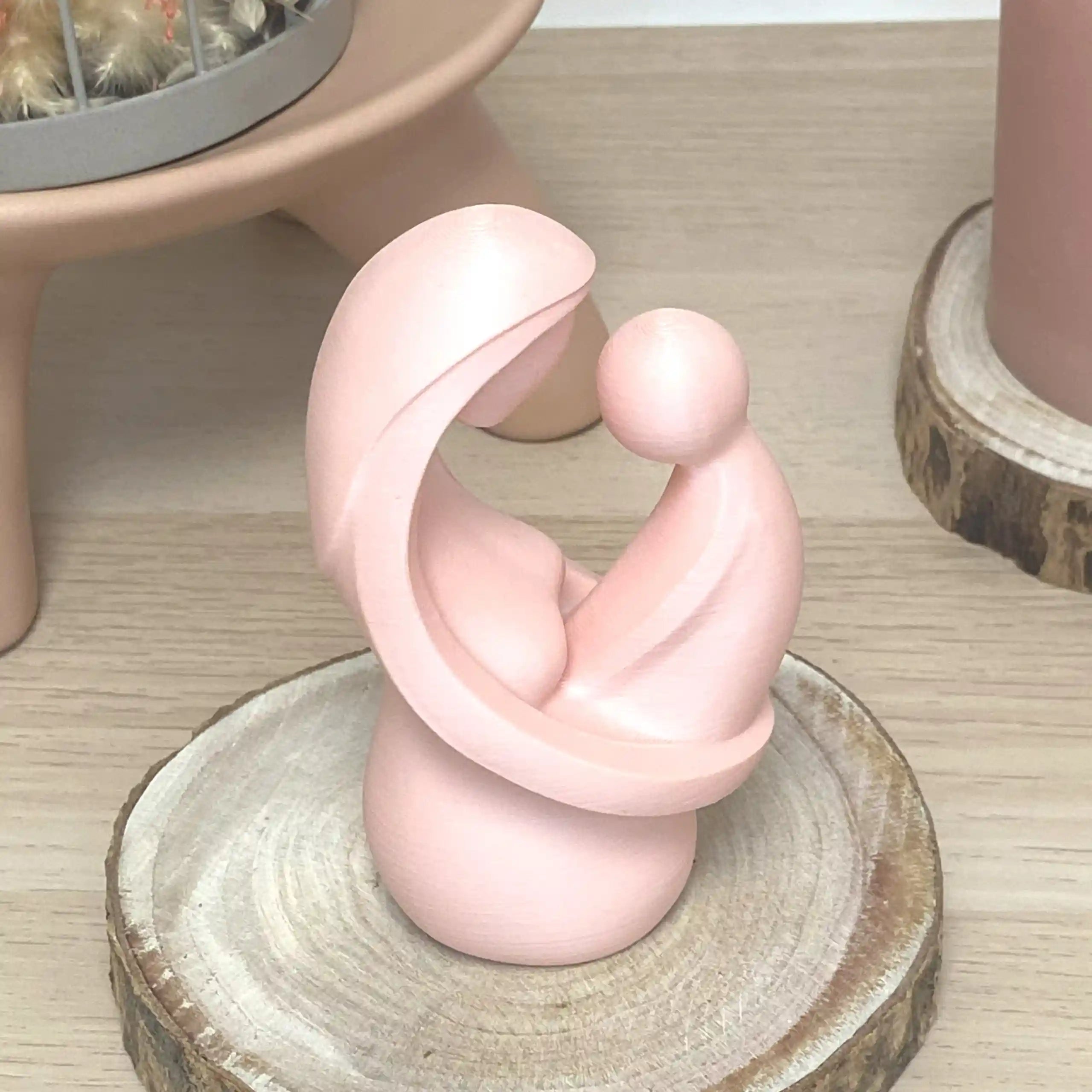 Sculpture mère/enfant