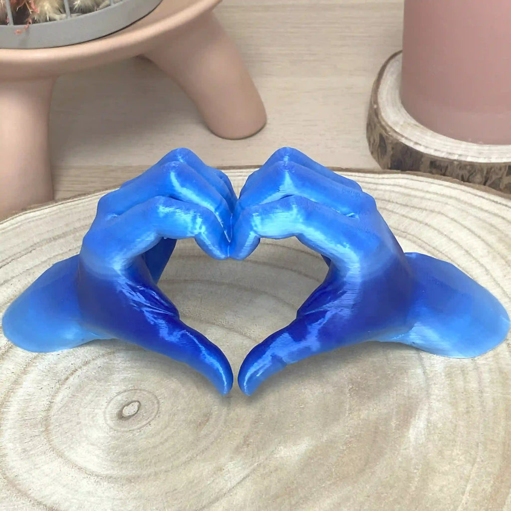 Mains en cœur imprimées en 3D | Figurine 3D - POMM Créations