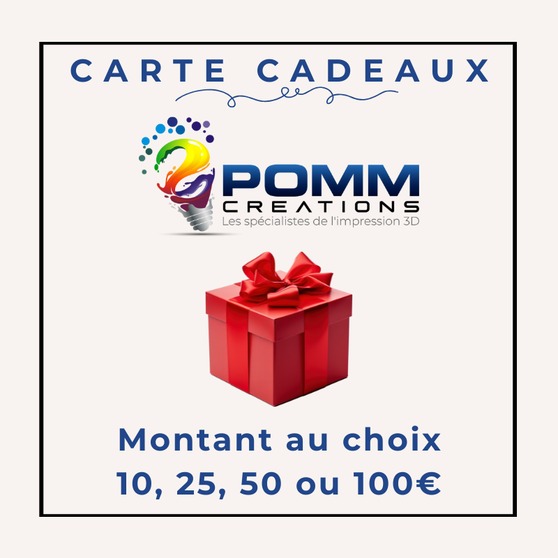 Carte Cadeau POMM Créations