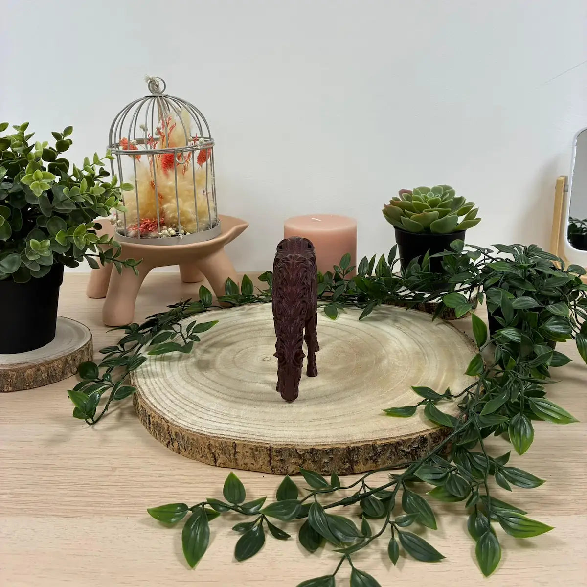 Cheval Au Pre imprimé en 3D | Figurine 3D - POMM Créations