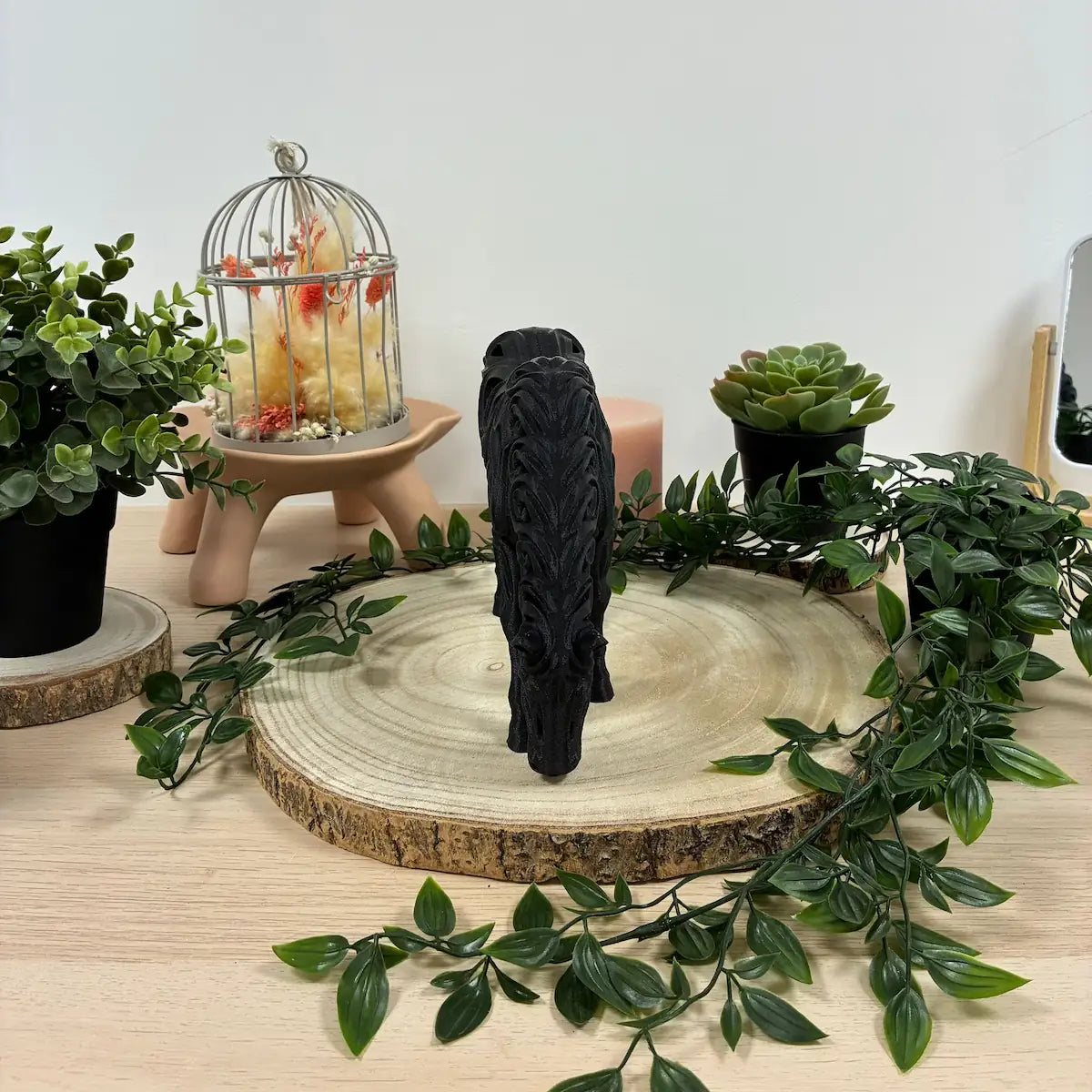 Cheval Au Pre imprimé en 3D | Figurine 3D - POMM Créations