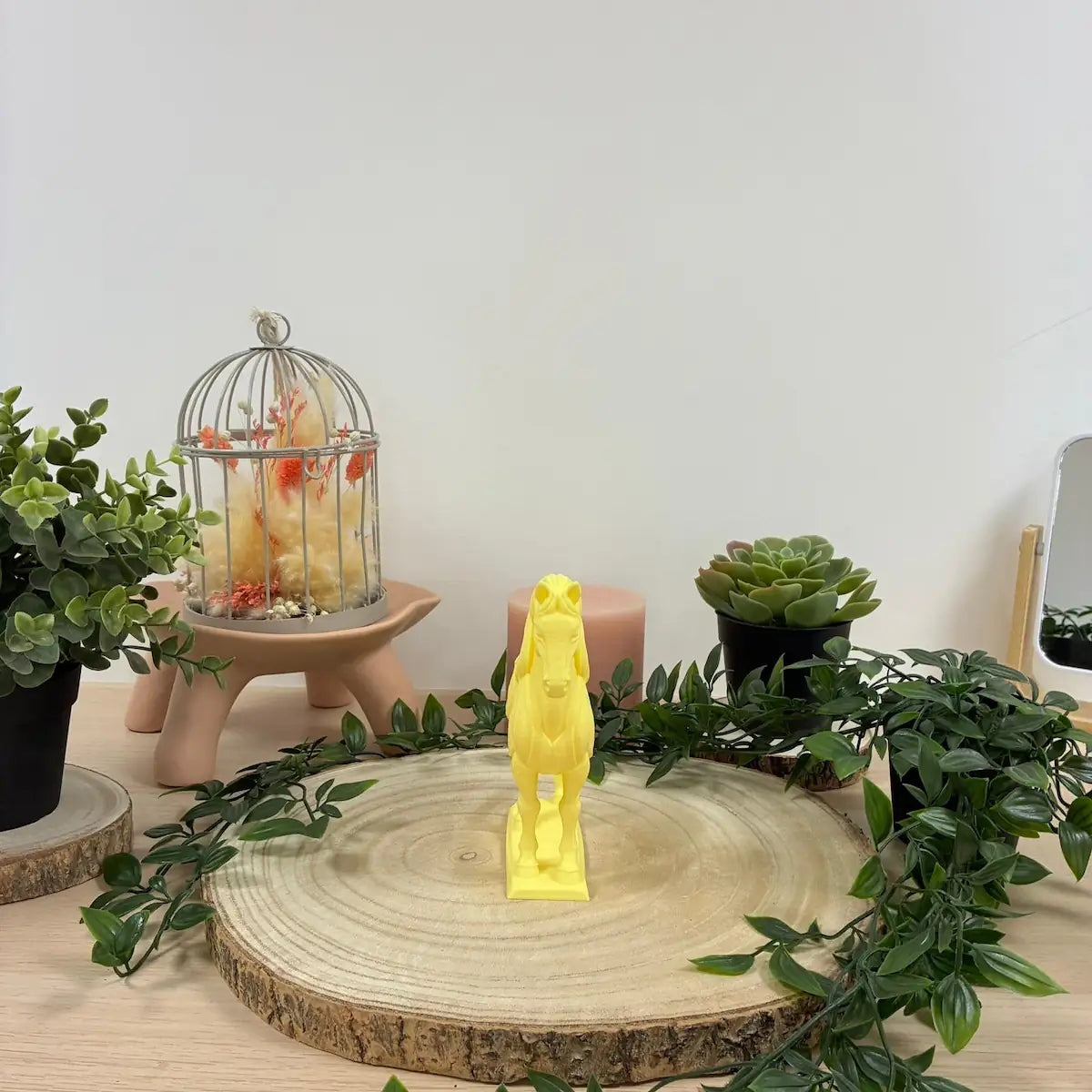 Cheval Jardin imprimé en 3D | Figurine 3D - POMM Créations