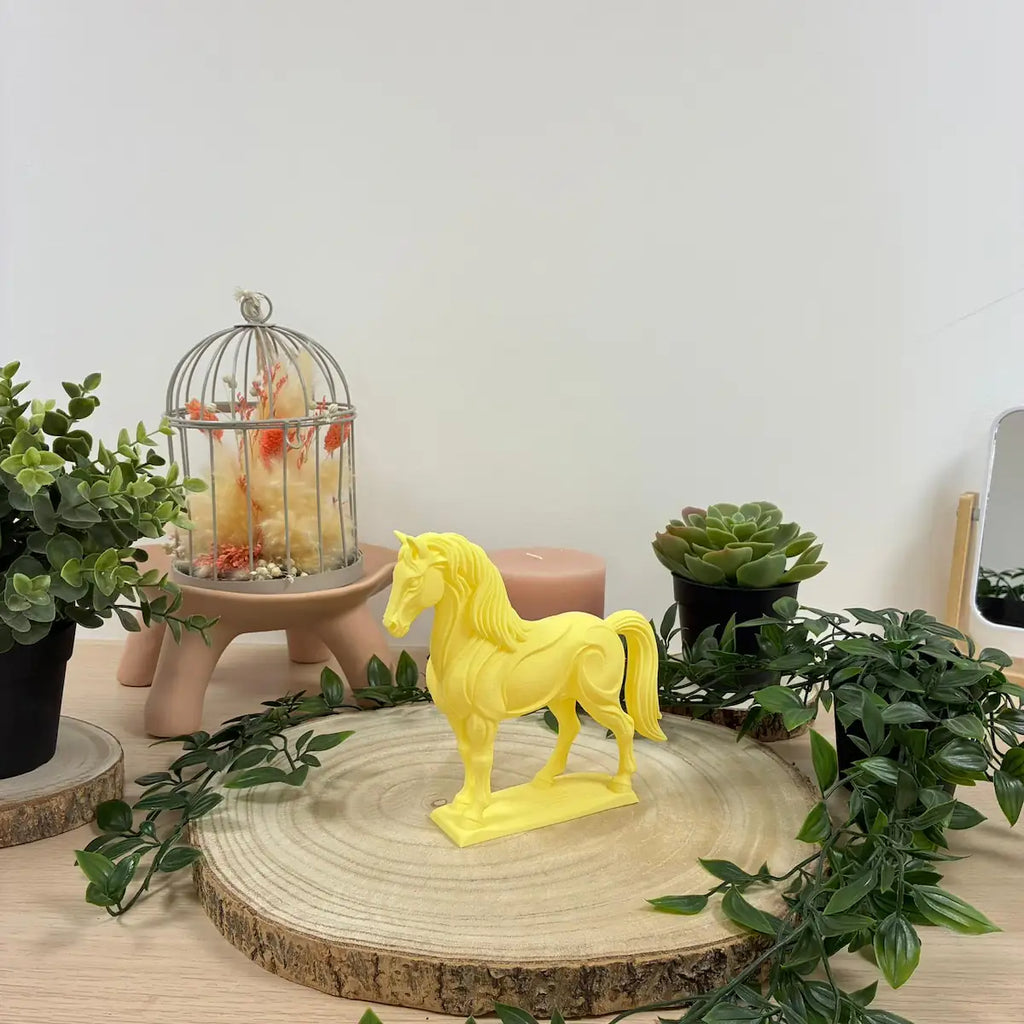 Cheval Jardin imprimé en 3D | Figurine 3D - POMM Créations
