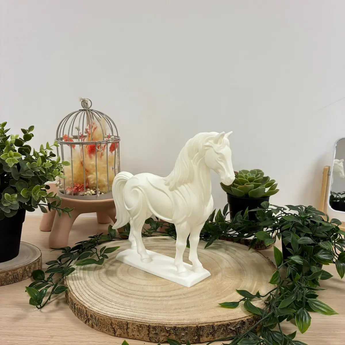 Cheval Jardin imprimé en 3D | Figurine 3D - POMM Créations