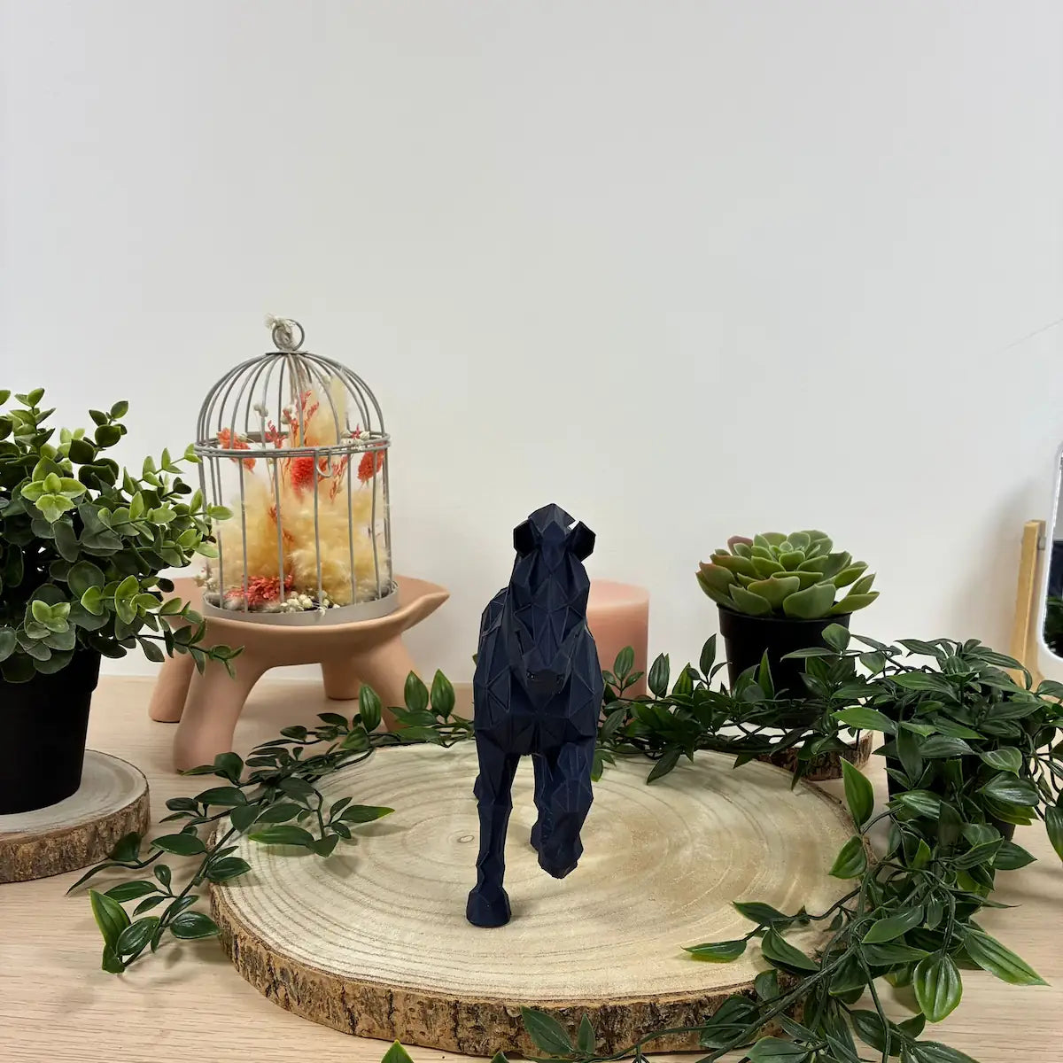 Cheval Piaffe Origami imprimé en 3D | Figurine 3D - POMM Créations
