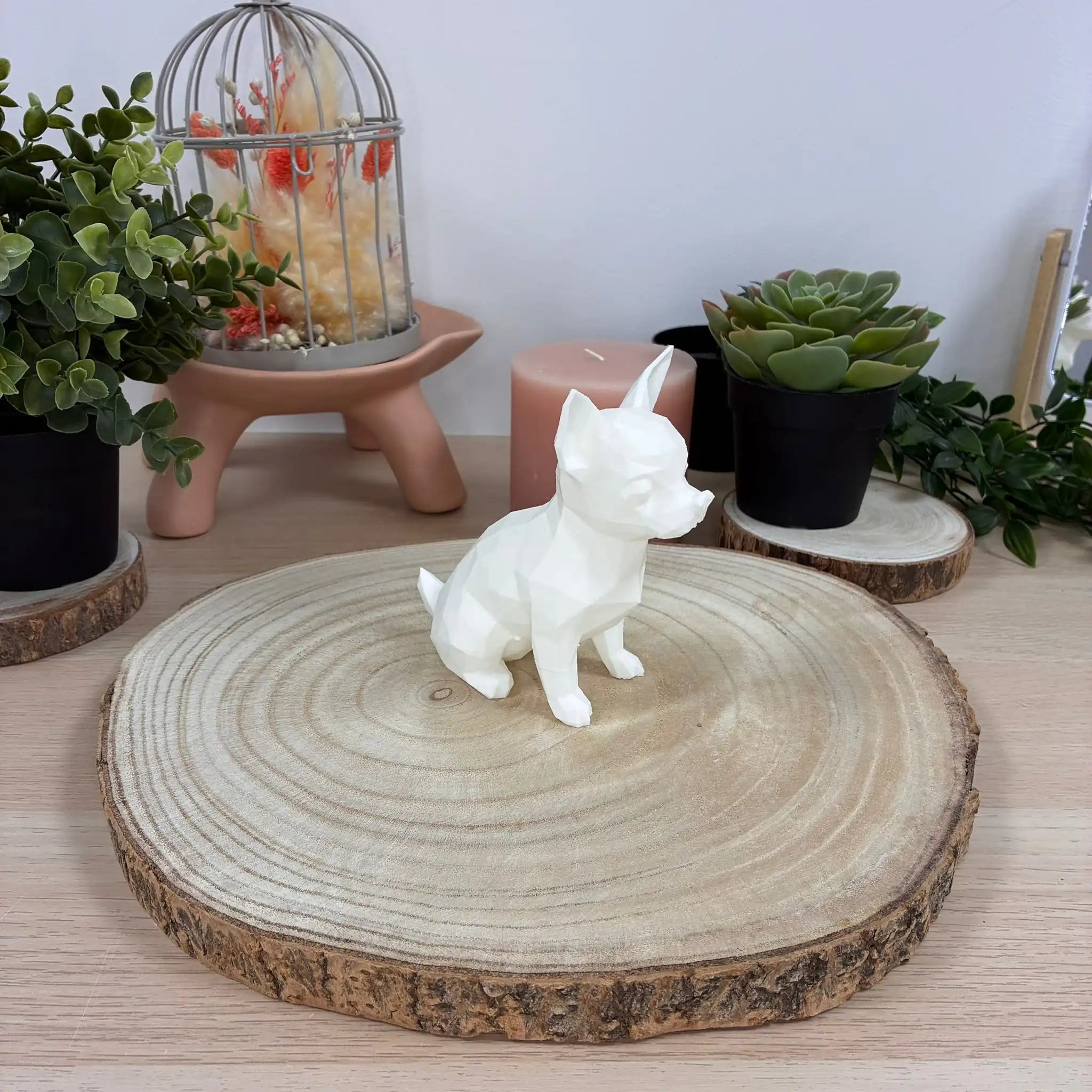 Chihuahua imprimé en 3D | Figurine 3D - POMM Créations