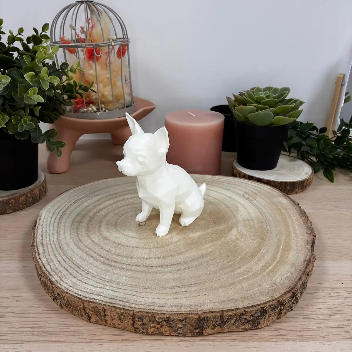 Chihuahua imprimé en 3D | Figurine 3D - POMM Créations