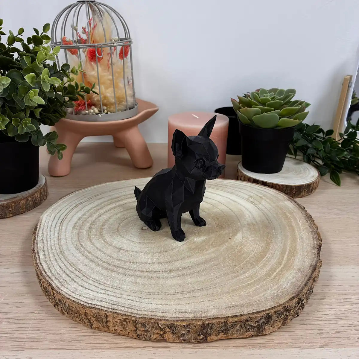 Chihuahua imprimé en 3D | Figurine 3D - POMM Créations