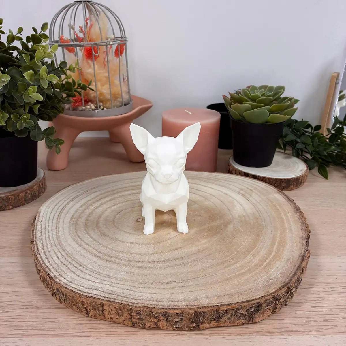 Chihuahua imprimé en 3D | Figurine 3D - POMM Créations