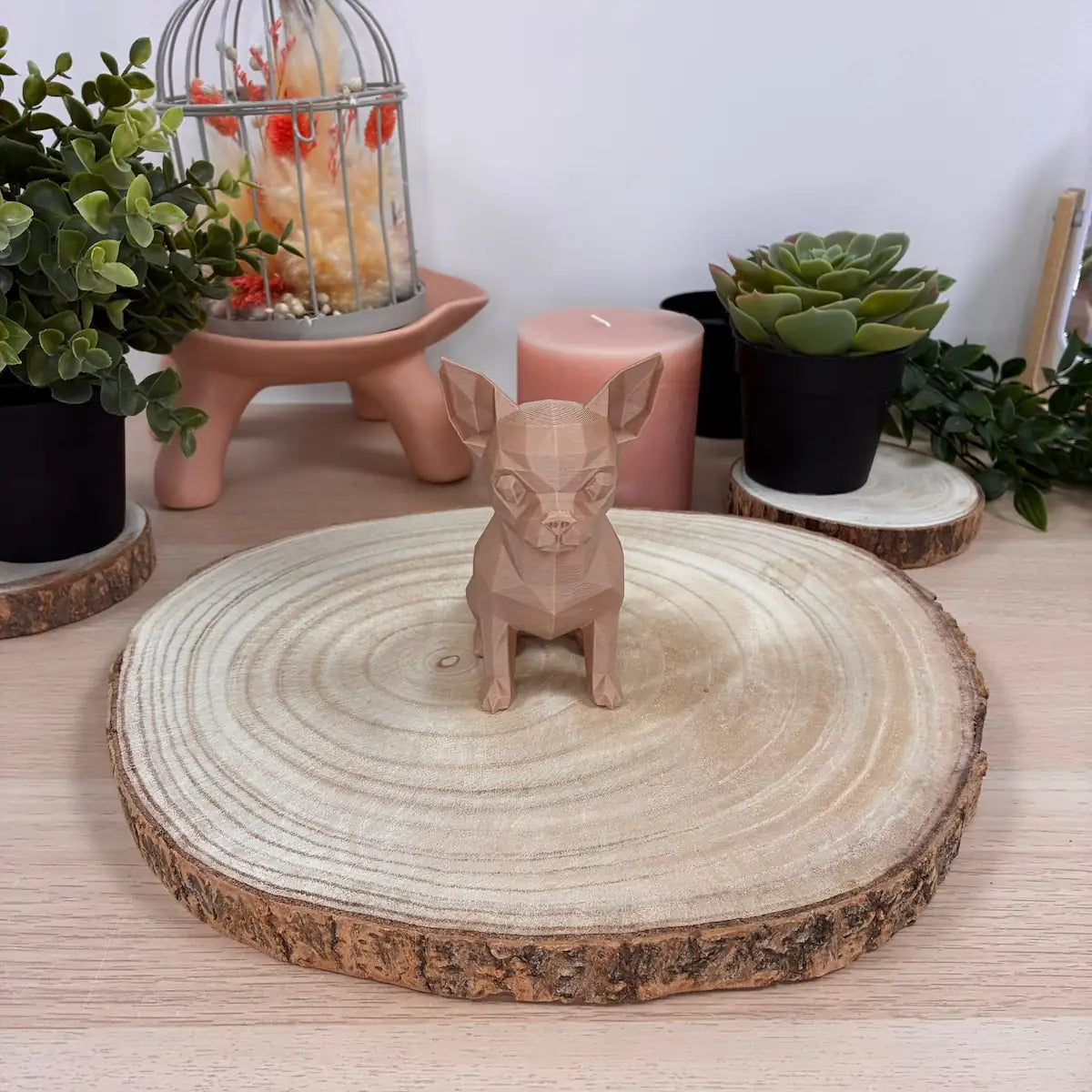 Chihuahua imprimé en 3D | Figurine 3D - POMM Créations