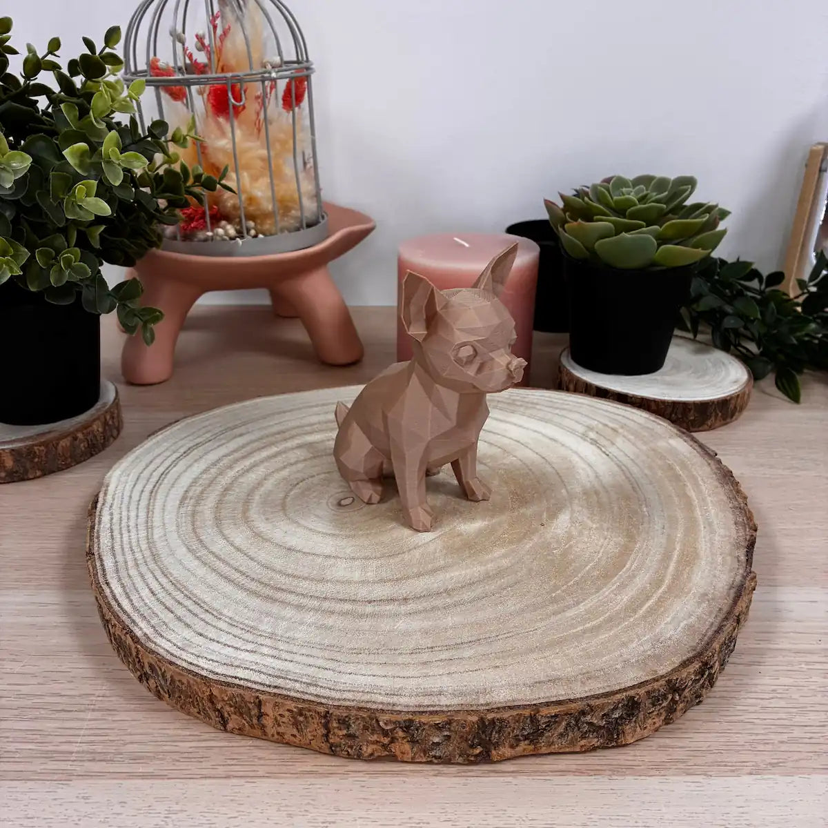 Chihuahua imprimé en 3D | Figurine 3D - POMM Créations