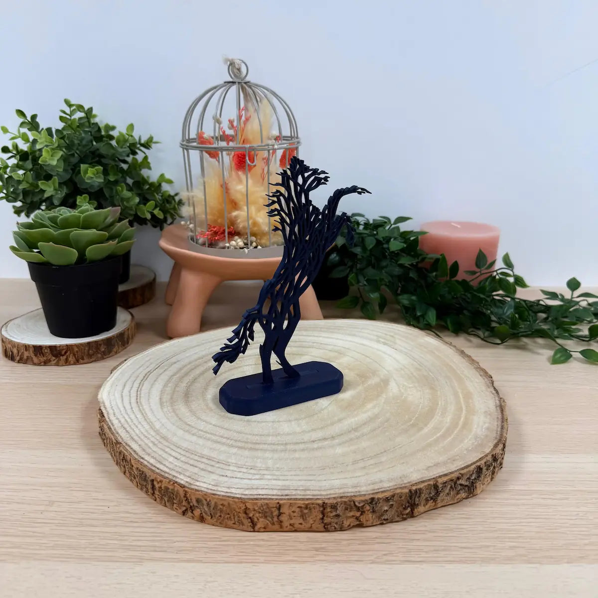 Cheval Cabre Arbre De Vie imprimé en 3D | Figurine 3D - POMM Créations