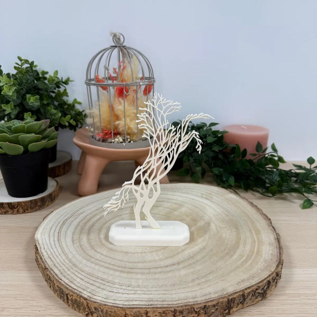 Cheval Cabre Arbre De Vie imprimé en 3D | Figurine 3D - POMM Créations
