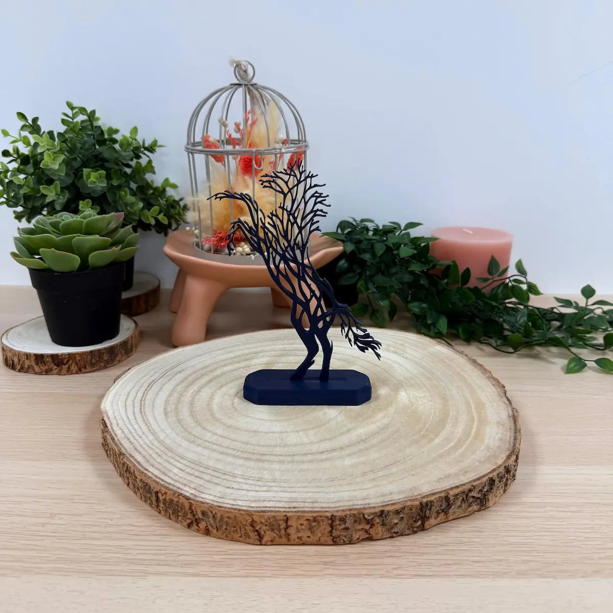 Cheval Cabre Arbre De Vie imprimé en 3D | Figurine 3D - POMM Créations