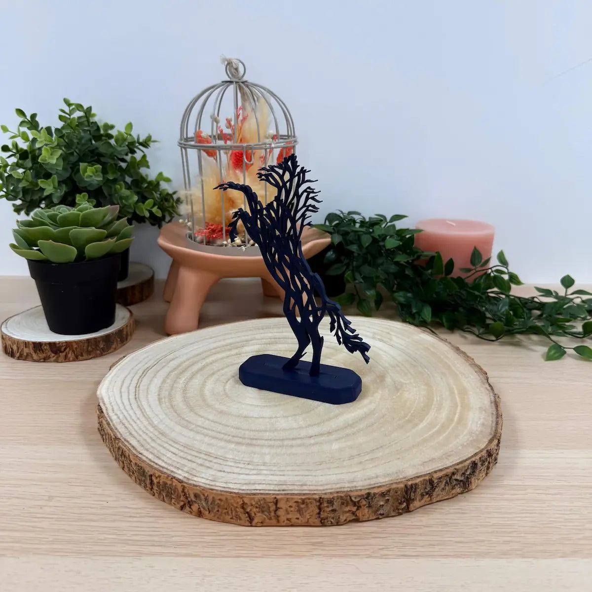 Cheval Cabre Arbre De Vie imprimé en 3D | Figurine 3D - POMM Créations