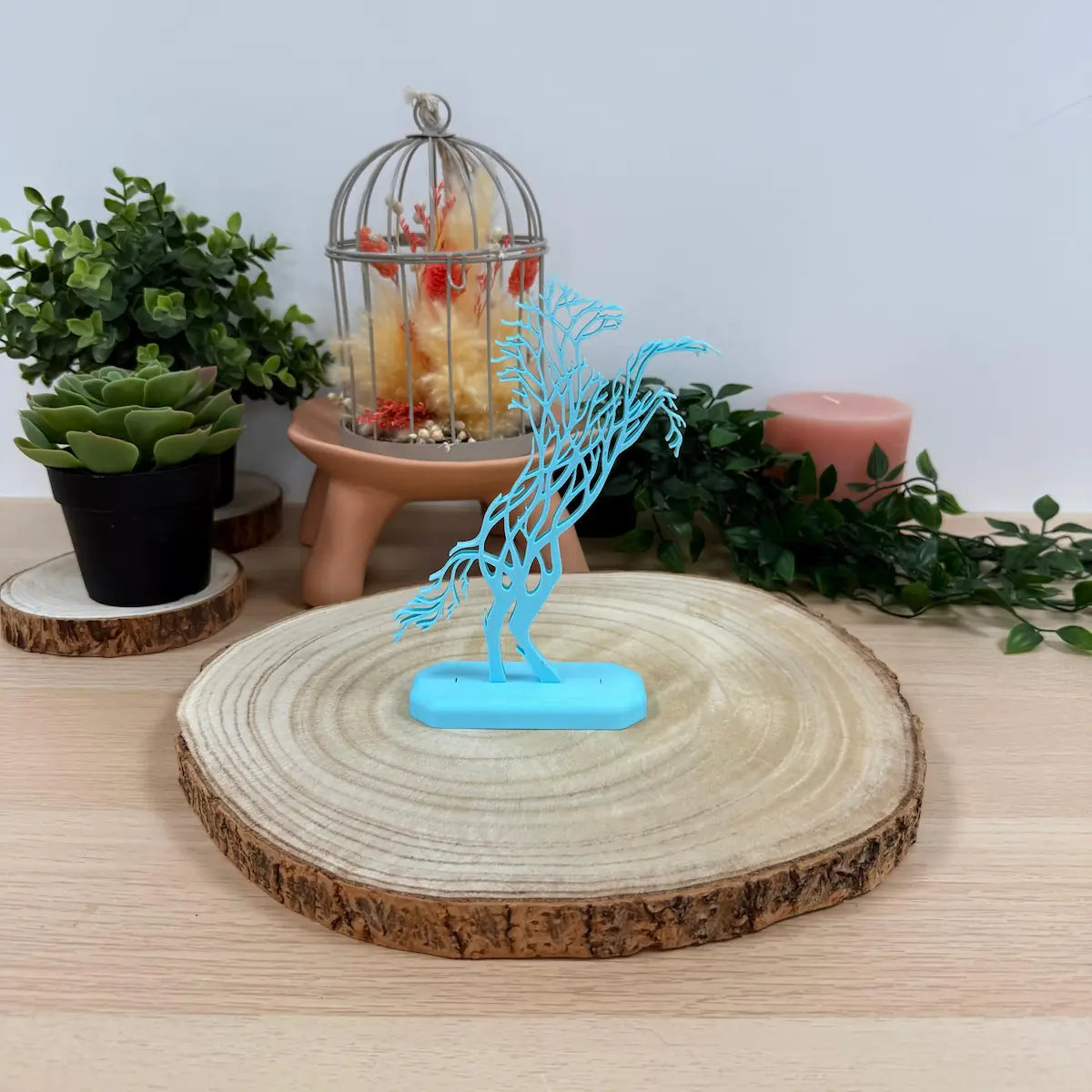 Cheval Cabre Arbre De Vie imprimé en 3D | Figurine 3D - POMM Créations