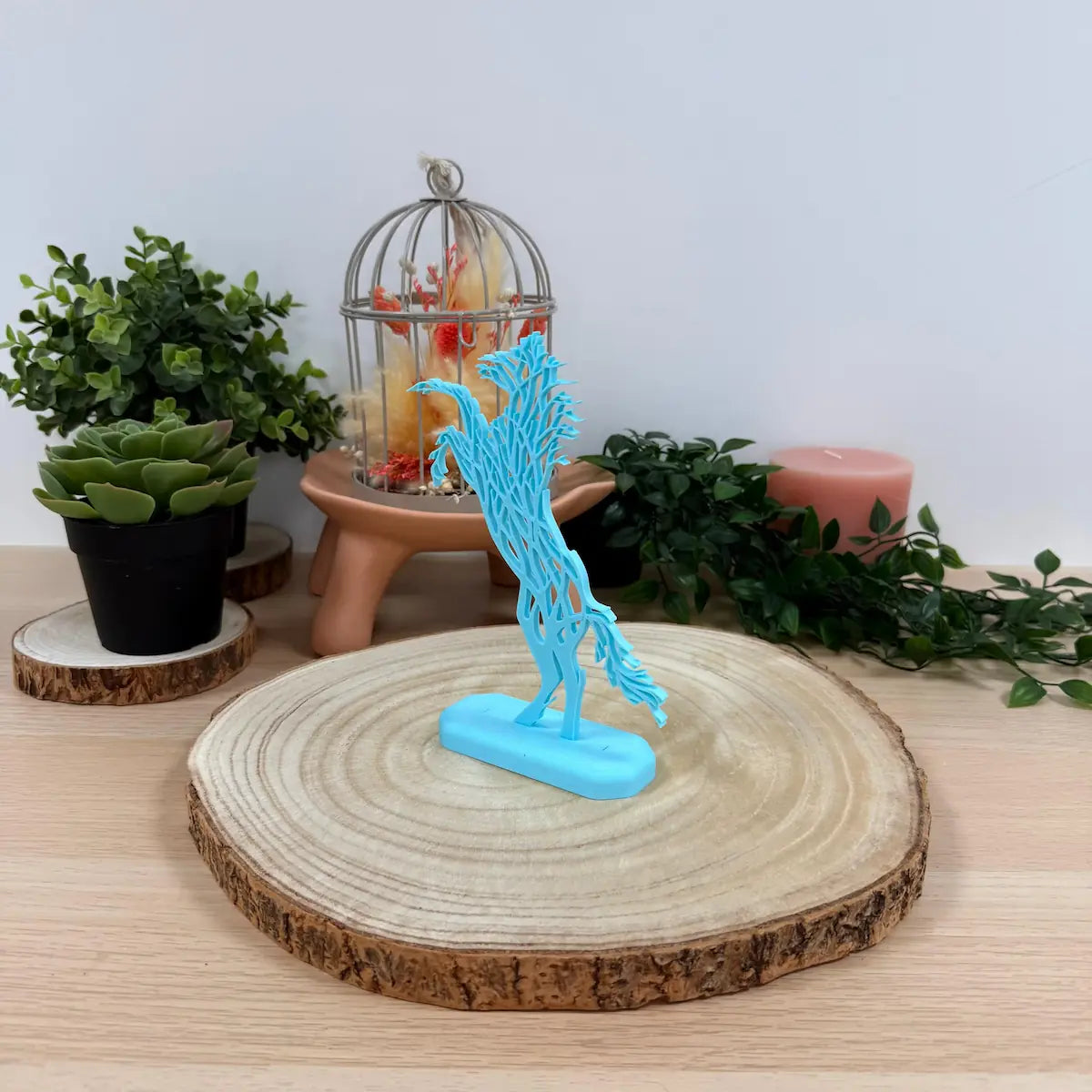 Cheval Cabre Arbre De Vie imprimé en 3D | Figurine 3D - POMM Créations