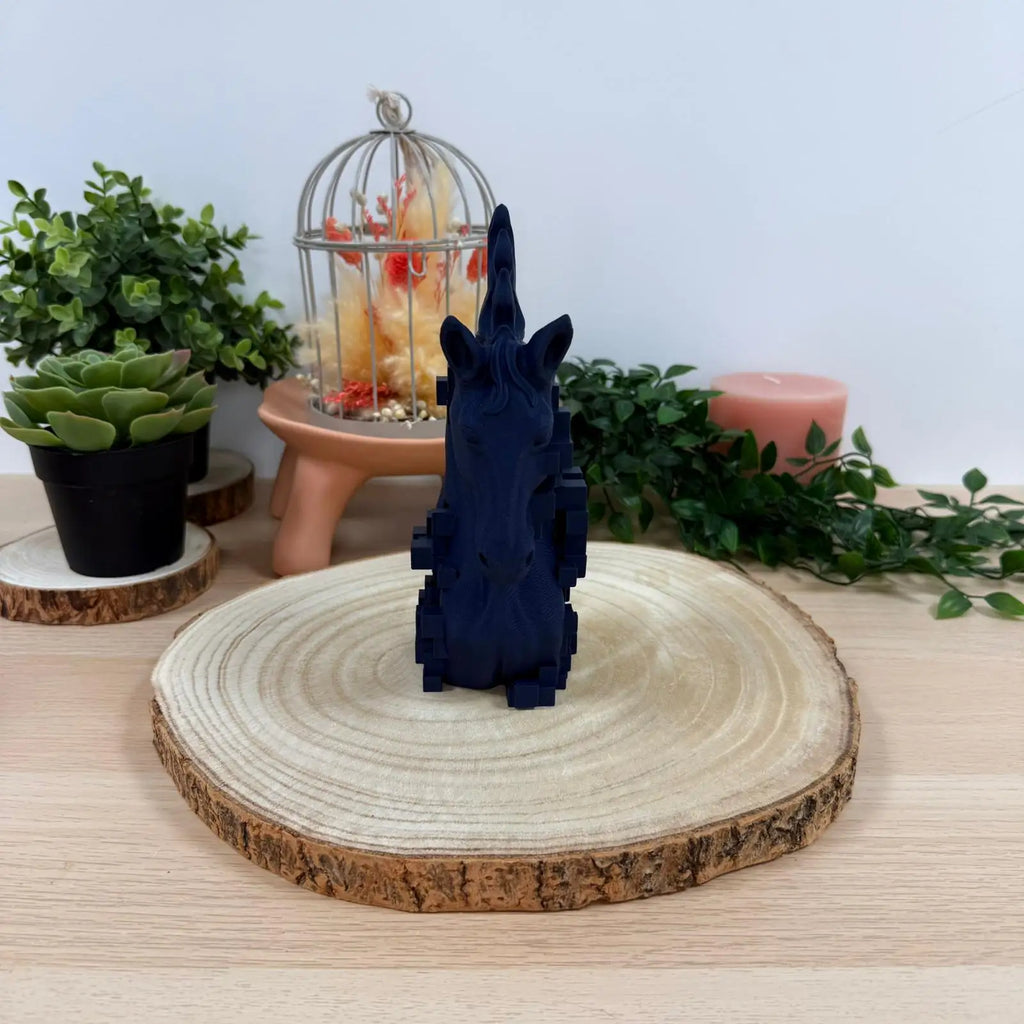 Cheval Pixel imprimé en 3D | Figurine 3D - POMM Créations