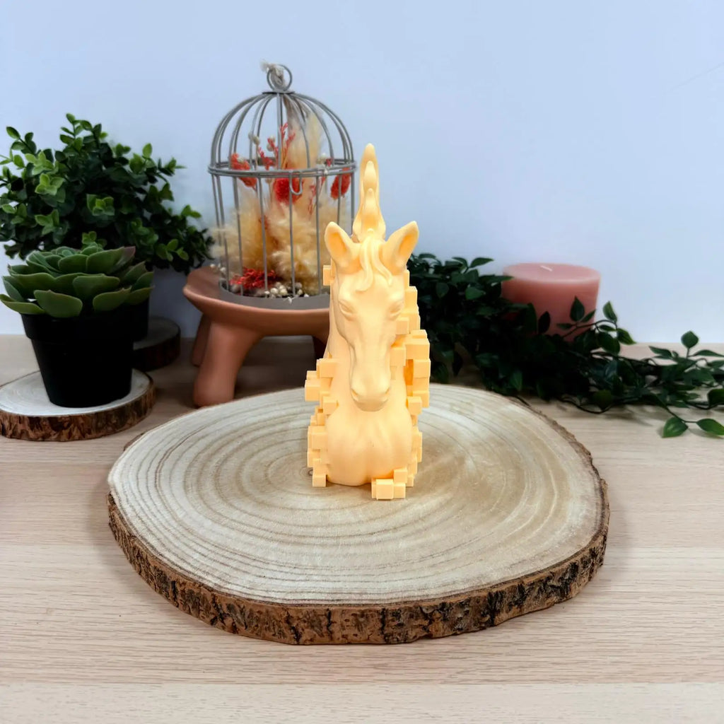 Cheval Pixel imprimé en 3D | Figurine 3D - POMM Créations