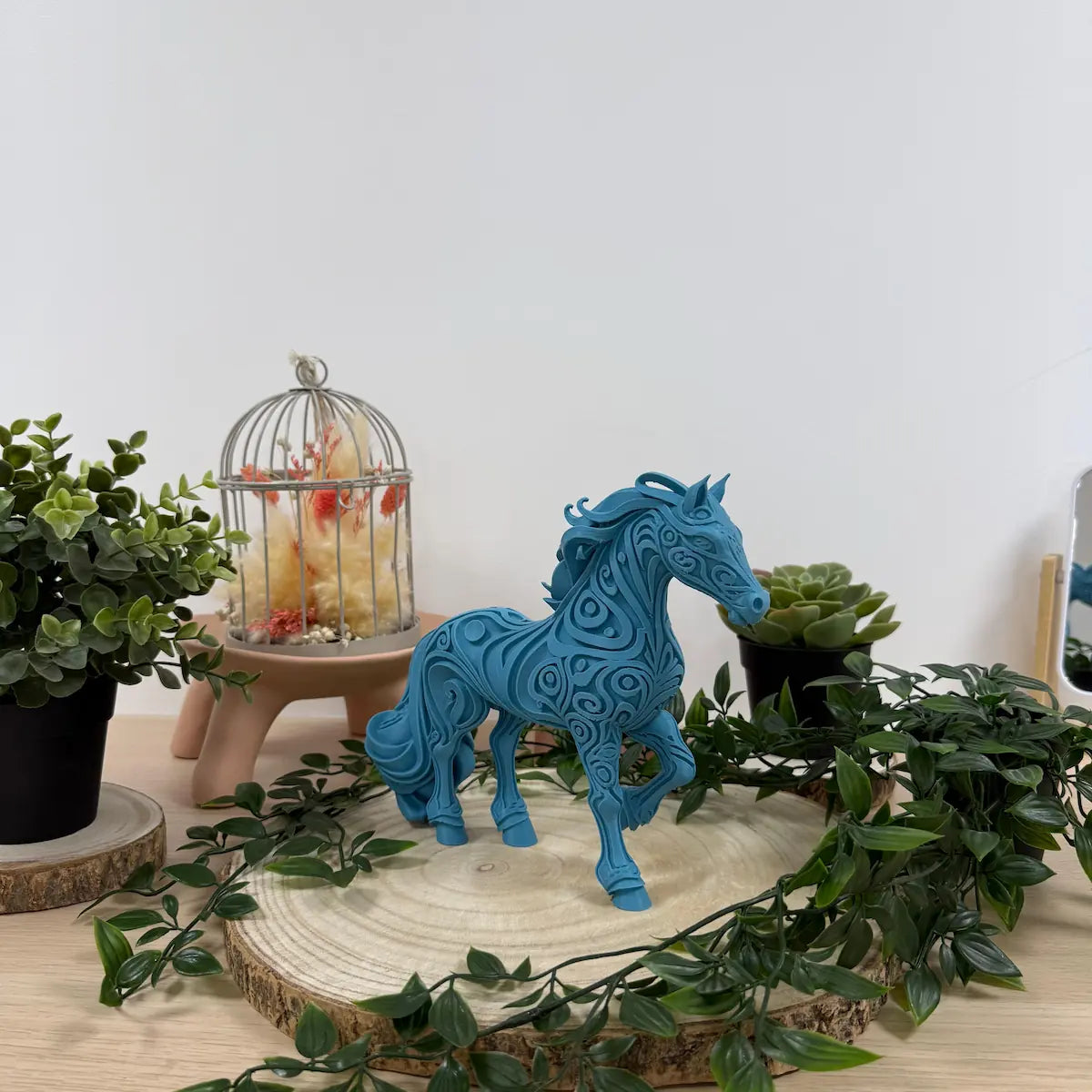 Cheval Sculpte imprimé en 3D | Figurine 3D - POMM Créations