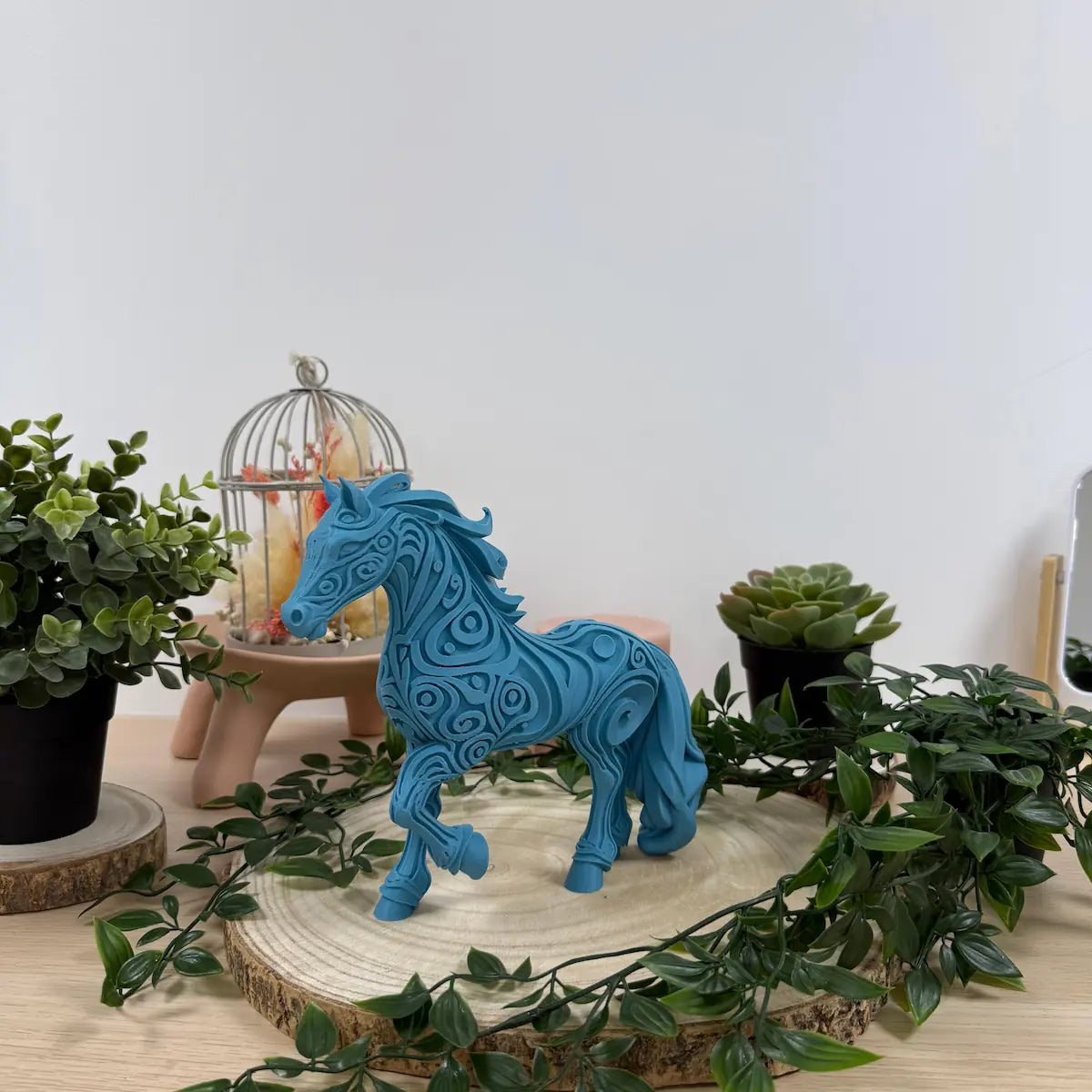 Cheval Sculpte imprimé en 3D | Figurine 3D - POMM Créations