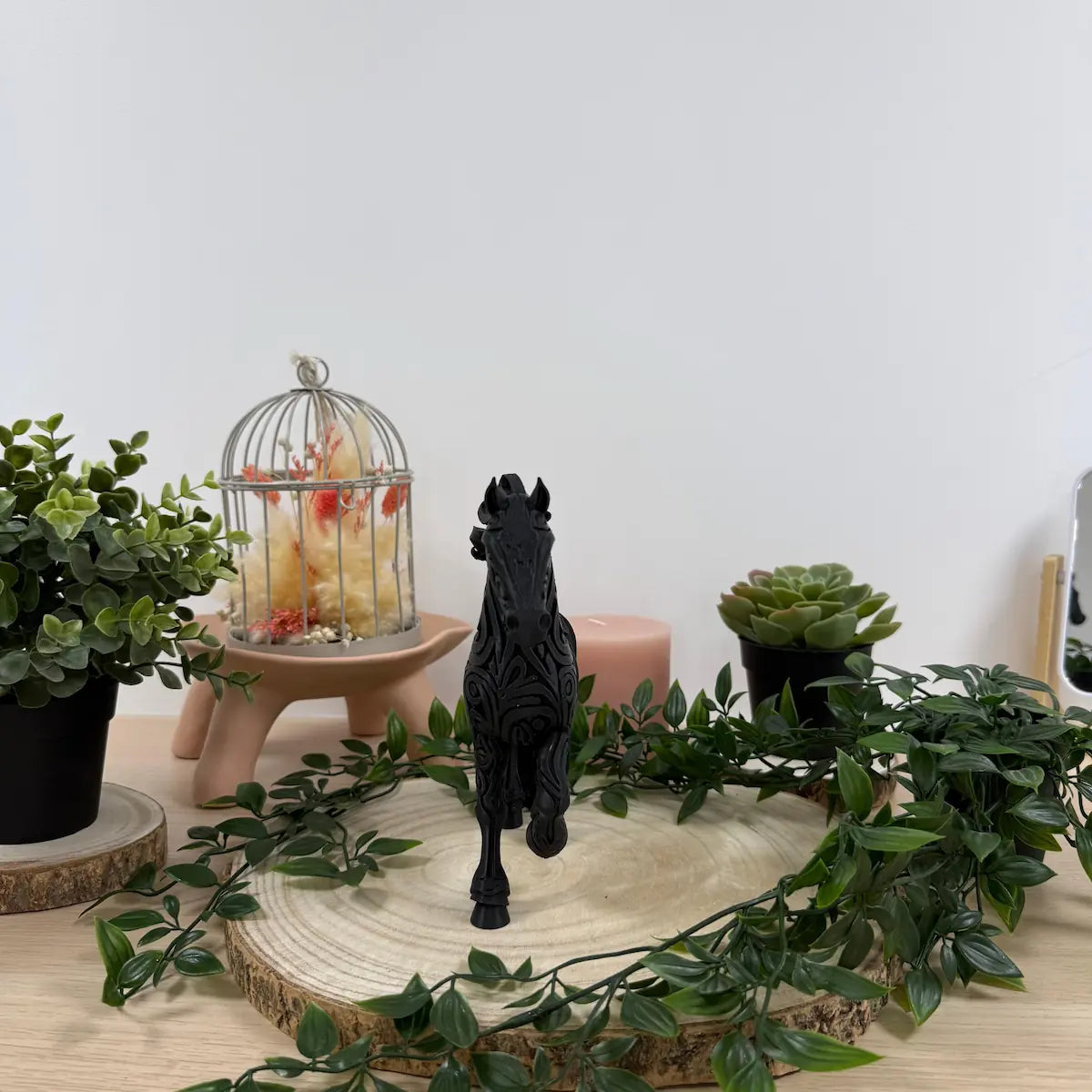 Cheval Sculpte imprimé en 3D | Figurine 3D - POMM Créations