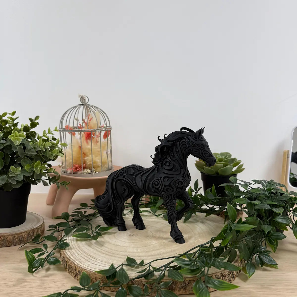 Cheval Sculpte imprimé en 3D | Figurine 3D - POMM Créations