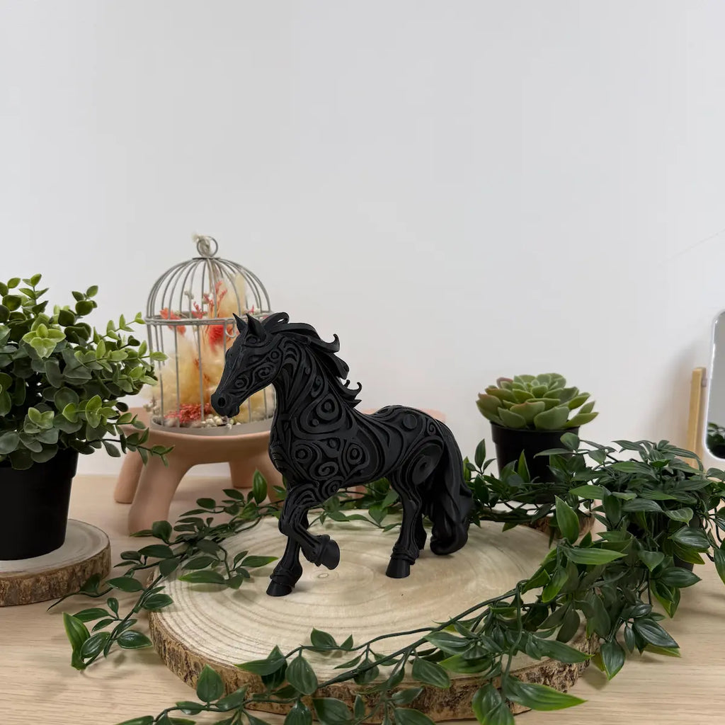 Cheval Sculpte imprimé en 3D | Figurine 3D - POMM Créations