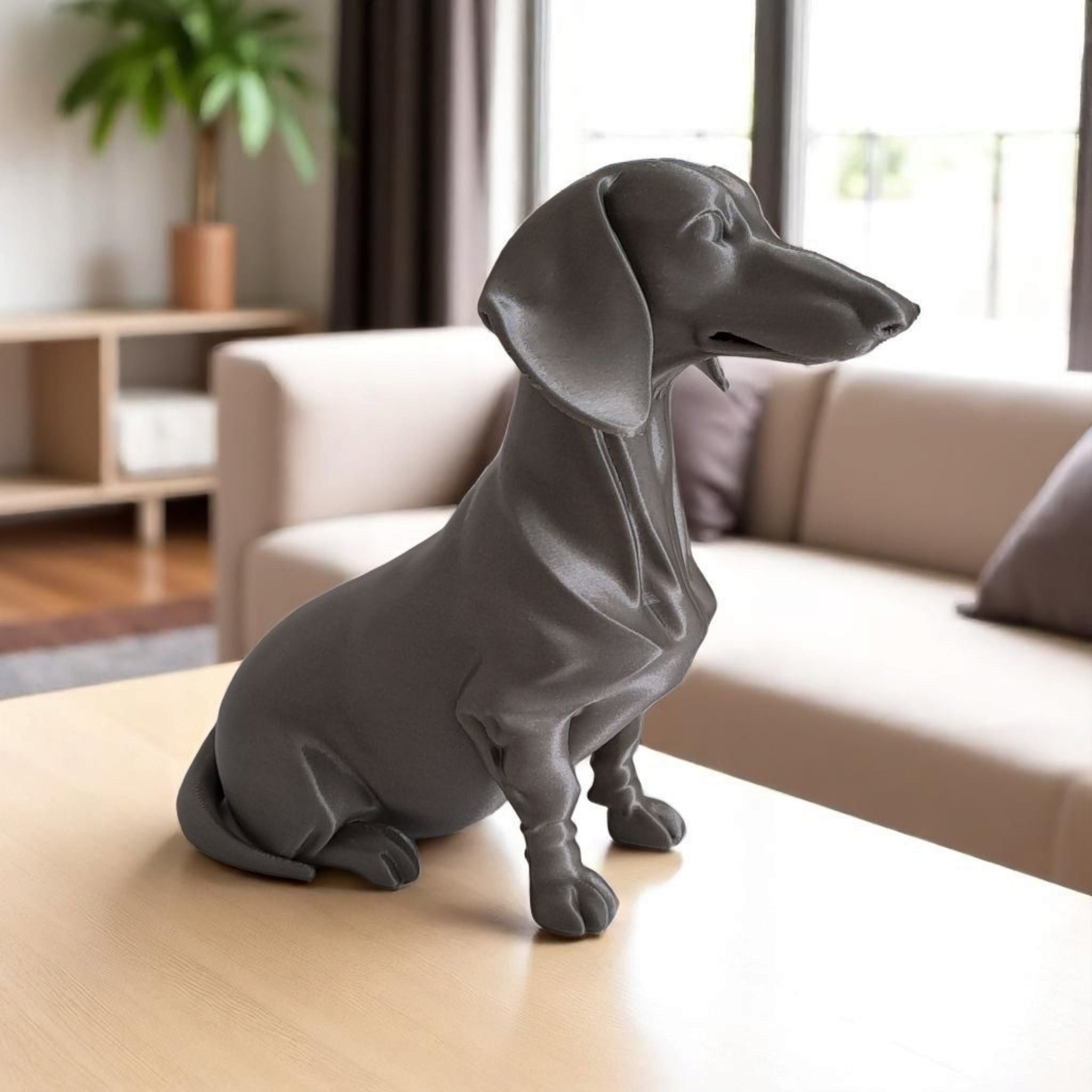 Teckel, le chien imprimé en 3D | Figurine 3D - POMM Créations