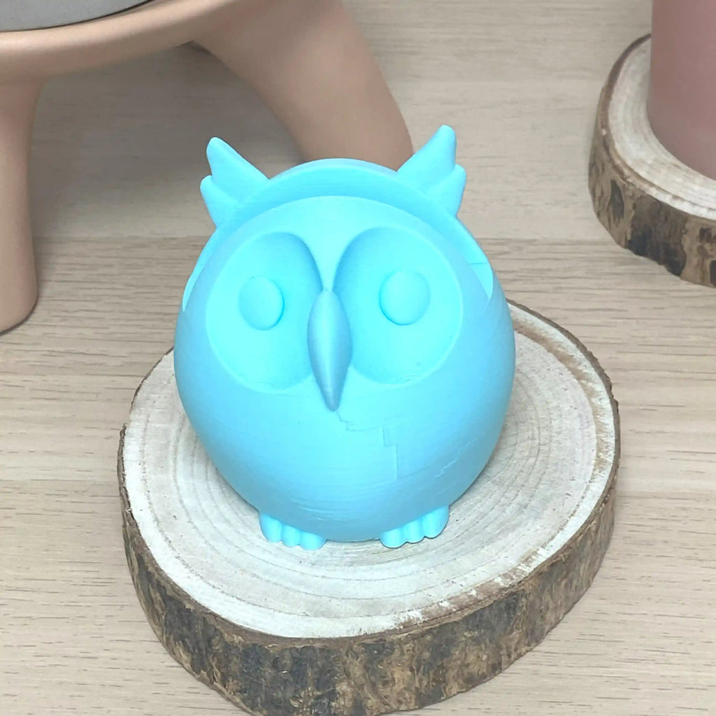 Owloptic, le porte-lunettes en forme de chouette imprimé en 3D | Figurine 3D - POMM Créations 3D